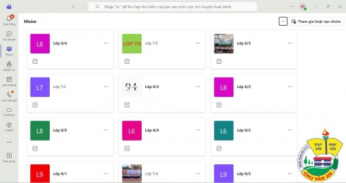 TRƯỜNG THCS CHU VĂN AN TỔ CHỨC DẠY HỌC TRỰC TUYẾN DO ẢNH HƯỞNG THỜI TIẾT.