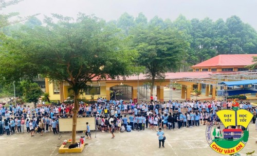 Trường THCS Chu Văn An tổ chức "Hội khỏe phù đổng cấp trường năm học 2025 - 2026"