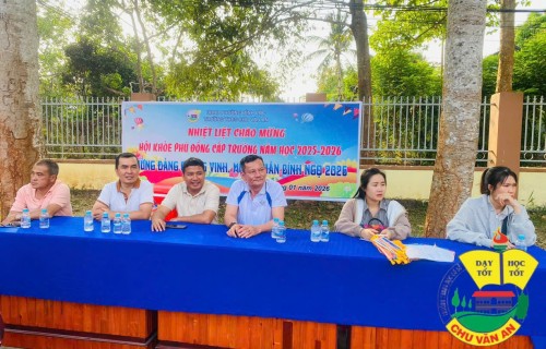 Hội khỏe phù đổng Trường THCS Chu Văn An năm học 2025 – 2026
