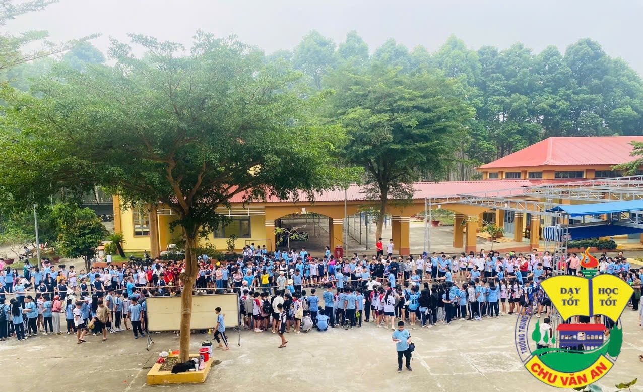 Trường THCS Chu Văn An tổ chức "Hội khỏe phù đổng cấp trường năm học 2025 - 2026"